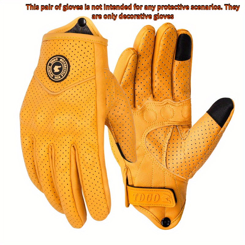 Gardening Glove Waterproof - Motorcycle Gloves Windproof and Waterproof Leather