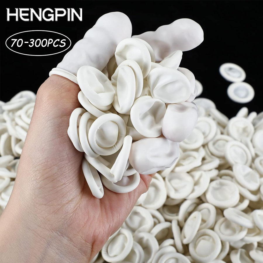 HENGPIN 70/300pcs Fingertips P - Latex Disposable Glove review and price