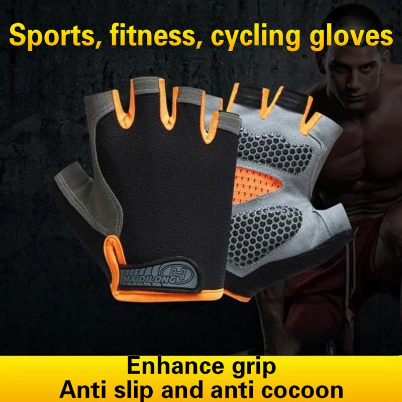 Hot Half Finger Cycling Gloves - Fingerless Glove Knit review and price