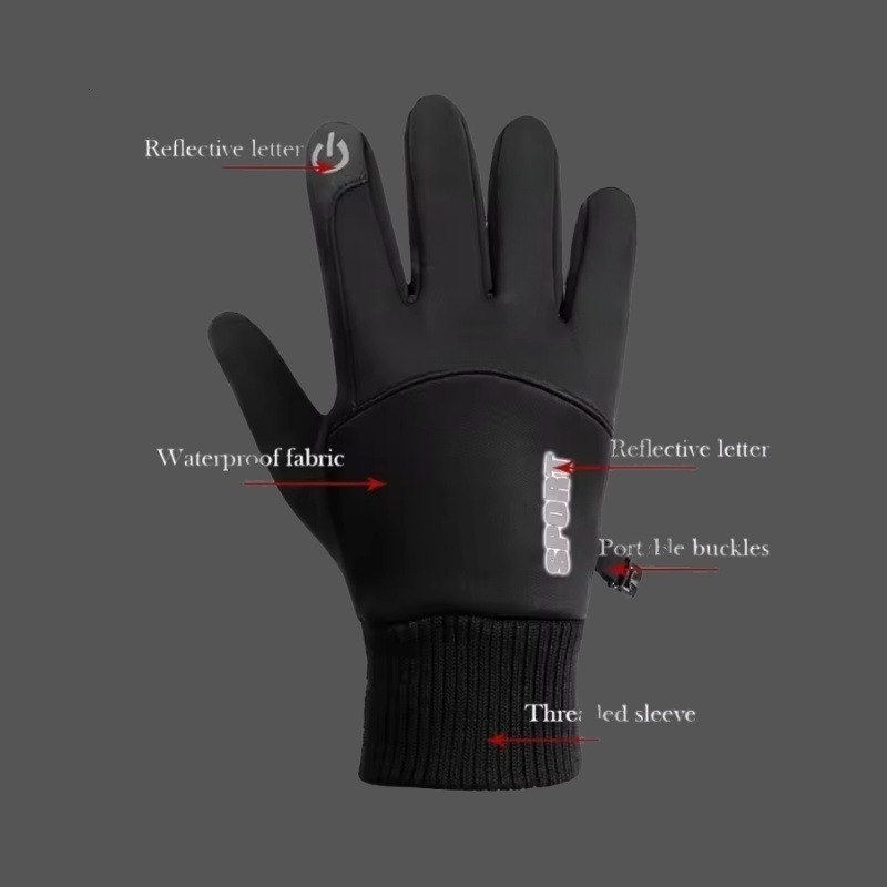 Winter Gloves Men Women Touch  - Leather Driving Glove review and price
