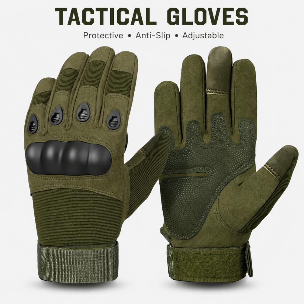 Full Finger Tactical Gloves wi - Motorcycle Glove Knuckle review and price