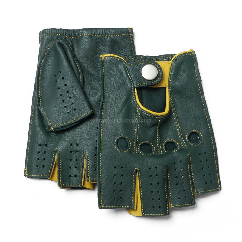 High Quality 2026 New Half Fai - Leather Driving Glove review and price
